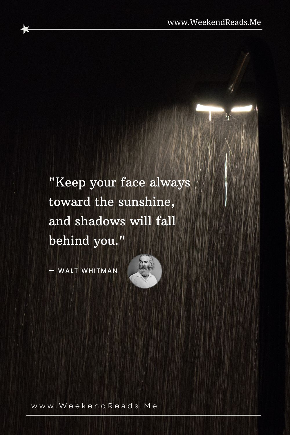 Keep_your_face_always_toward_the_sunshine_pin - The Paris Post Keep your face always toward the sunshine, and shadows will fall behind you by Walt Whitman