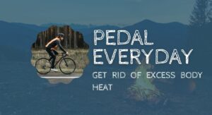 It is important to ride bicycle everyday. It removes excess body heat, stress. It keeps you all time healthy and fit.