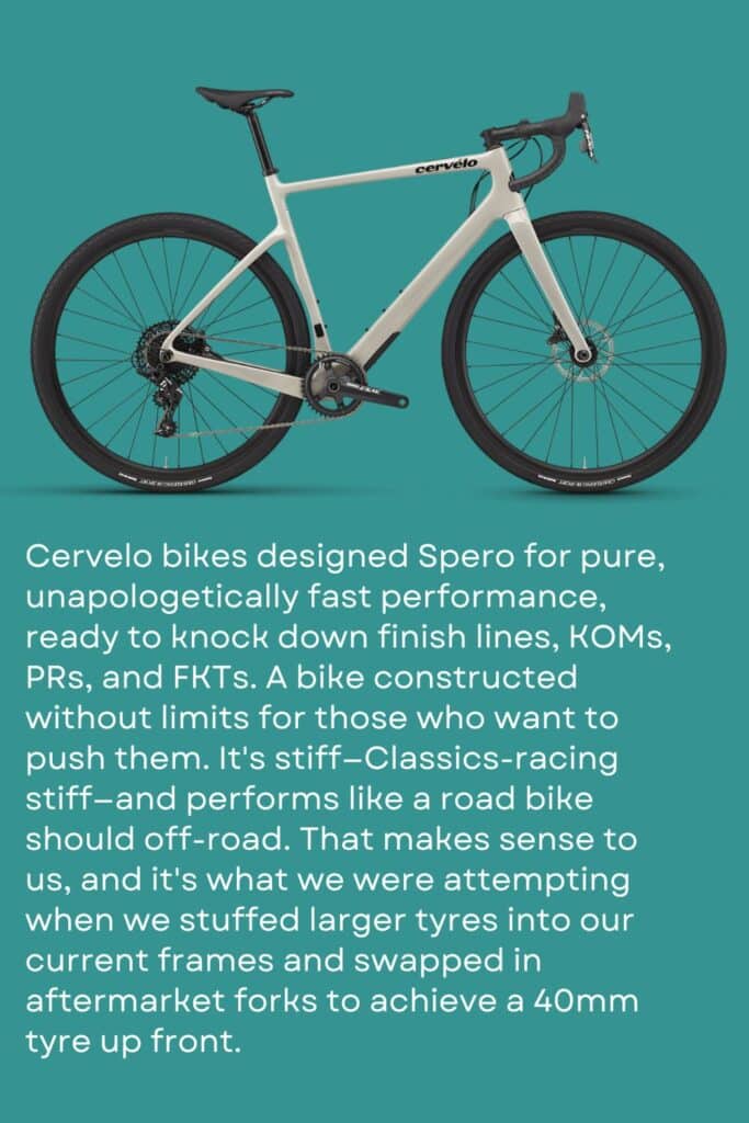 what-is-gravel-bike-complete-guide-for-beginners_cervelo_about - The Paris Post Cerveleo Spero: A gravel bike for fast performance.