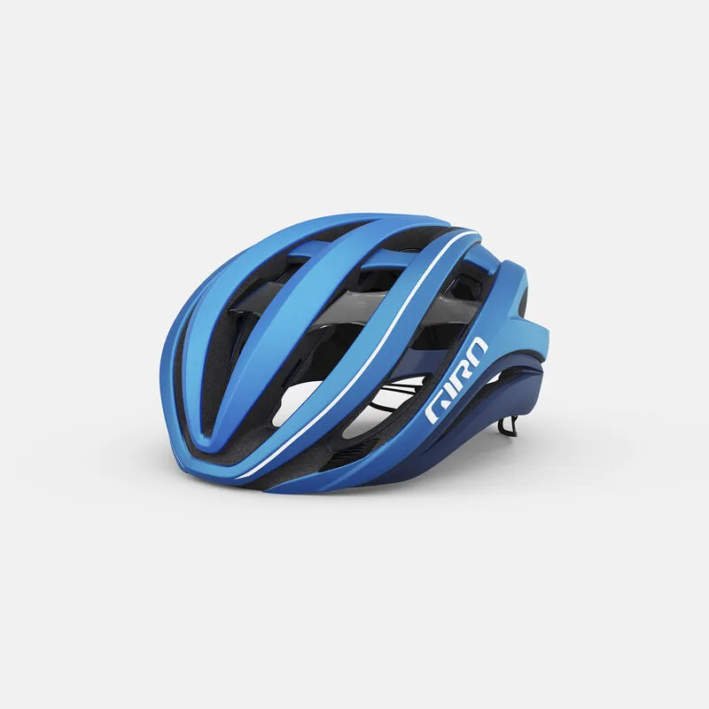 giro-aether-spherical-road-helmet-matte-ano-blue-hero - The Paris Post Giro Aether Spherical Helmet